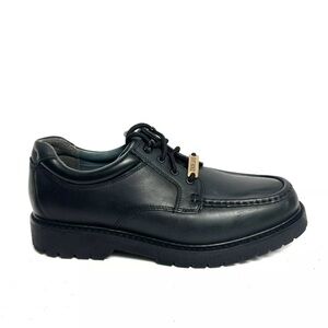 Dockers Black Leather Glacier Oxford Men Size 8